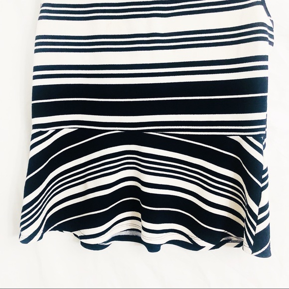 Green Envelope Casual Couture Black & White Blouse - Picture 5 of 7